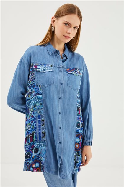 Tunic-Blue T-1444-R1171