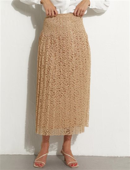 Skirt-Sand Beige KA-A23-12011-581