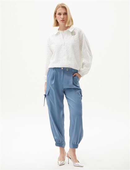 Pants-Blue KA-B24-19071-321