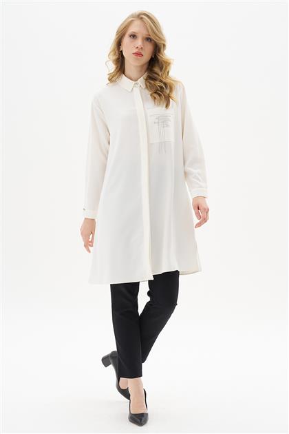 Tunic-Ecru T-1327-R1068