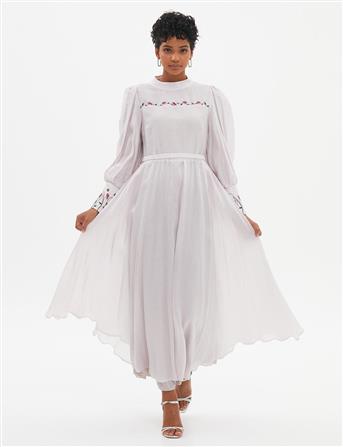 Elbise-Açık Lila KA-B22-23110-143