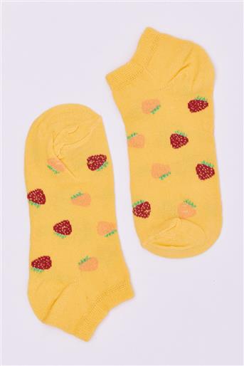 Socks-Yellow 22SSM40006A-29