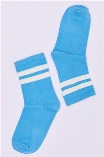 Socks-Blue 22SSM40001A-150