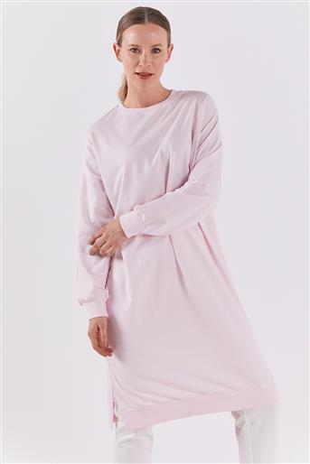 Basic Açık Pembe Sweatshirt