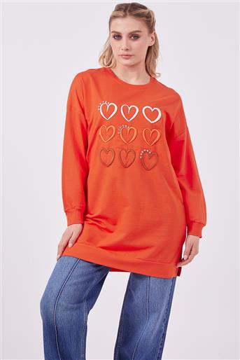 Sweatshirt-Orange E-5005-37