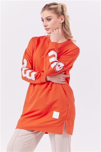 Sweatshirt-Orange E-5004-37
