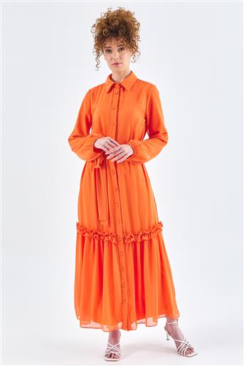 12443-37 فستان-برتقالي