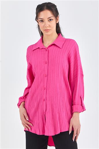 Shirt-Pink M31141-42