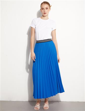 Skirt-Cobalt Blue KA-B23-12017-145