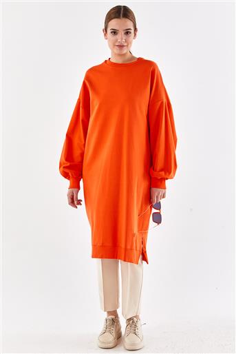 Uzun Oversize Oranj Sweatshirt