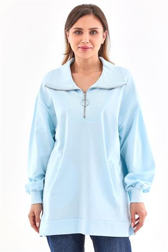 Sweatshirt-Ice Blue 270032-R061
