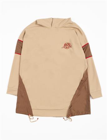 Sweatshirt-Milky brown KY-A23-70018-233
