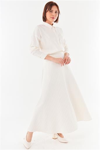 Skirt-White 20223-02
