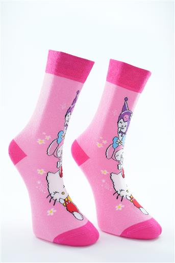 Socks-Pink 4322-42