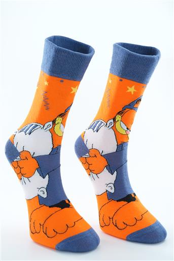 Socks-Orange 4312-37
