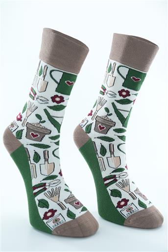 Socks-Green 2121-21