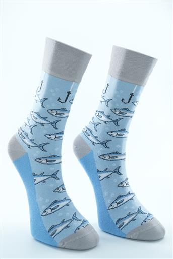 Socks-Baby Blue 5556-220