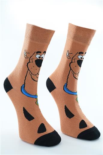 Socks-Brown 0202-68