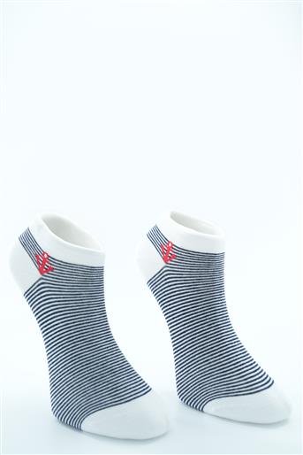 Socks-White 1182-02