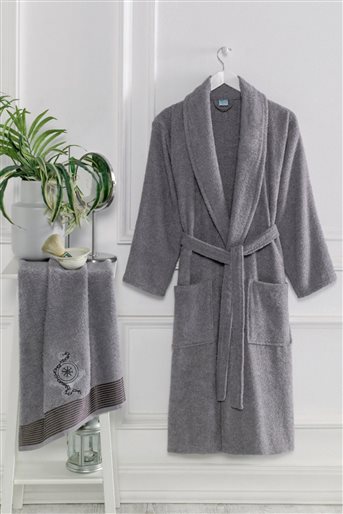 bathrobe-Anthracite BRN-1-50