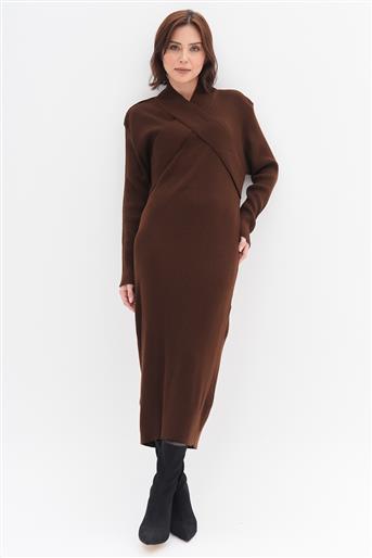Dress-Dark Brown SDN-318-10