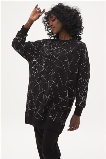 Sweatshirt-Black 10444-01