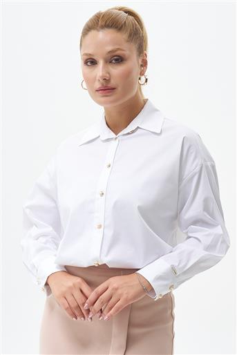 Shirt-Ecru 230062-R076