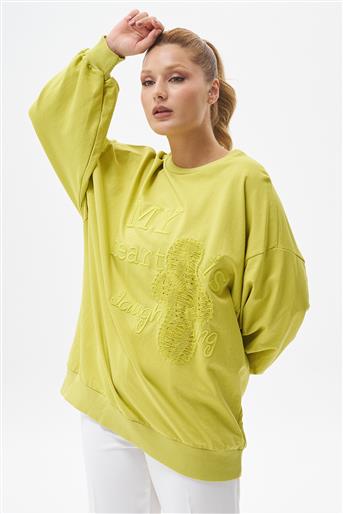 Sweatshirt-Pistachio Green 270020-R090