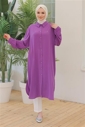 Tunic-Light Purple 24YT479-2543