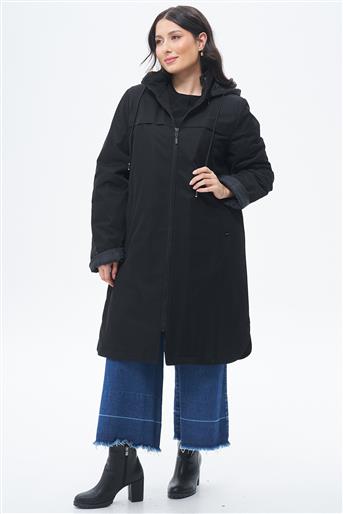 Coat-Black DO-A23-60020-01