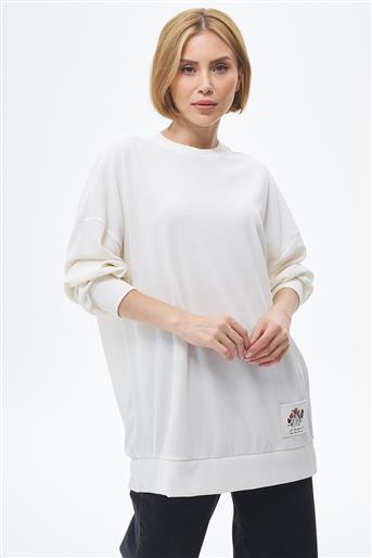 Sweatshirt-Ecru 0030427-007