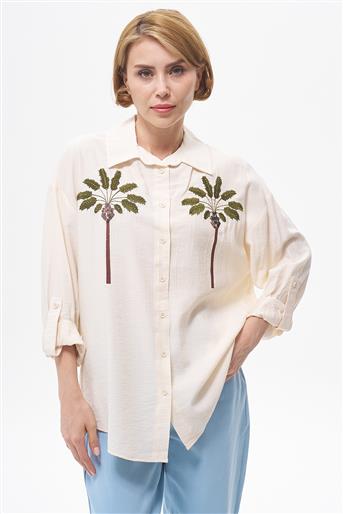 Shirt-Beige 1002987-018