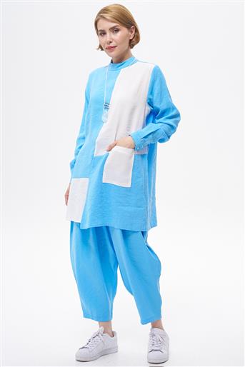 Suit-Blue Ecru 2163-251