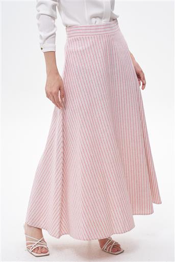 Skirt-Pink Cream EMR-AR-1505-484