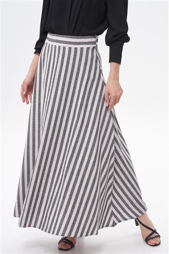 Skirt-Cream Black EMR-ER-1404-356