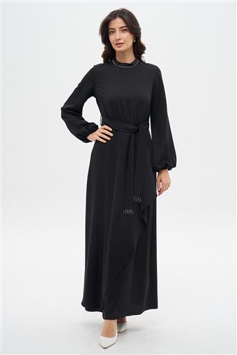 Evening Dress-Black E-0376-R1210