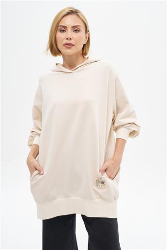 Sweatshirt-Beige my-8764-11