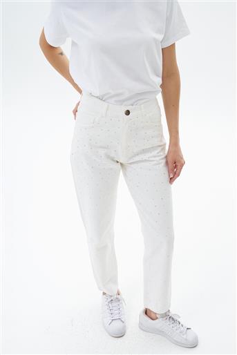 Pants-Ecru my-7021-52