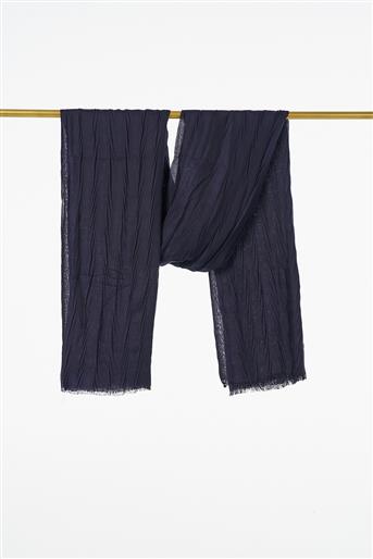 Shawl-Navy Blue 17694-17