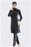Hijab Swimwear-Black 2052L-01