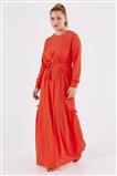 Dress-Orange D3065-37