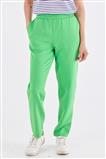 Bel Lastikli Benetton Yeşili Pantolon