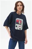 Tetris Logoly Tshirt-Lacivert 31795-17