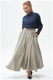 Skirt-Olive Green KYL-E183-27