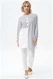 Tunic-Anthracite White WEN-2211-452