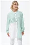 Tunic-White Green WEN-2211-363