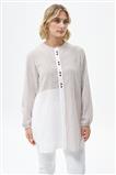 Tunic-White Brown WEN-2211-357