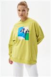 Sweatshirt-Pistachio Green 270072-R090