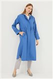 Trenchcoat-İndigo 13433-R1100