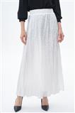 Skirt-White M148-02